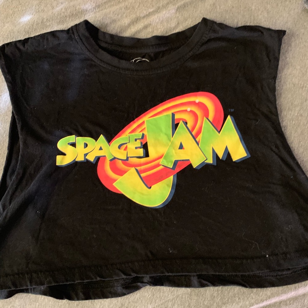 90’s space jam crop top
